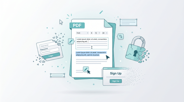 Edit PDF Online Free Without Signing Up — What Actually Works